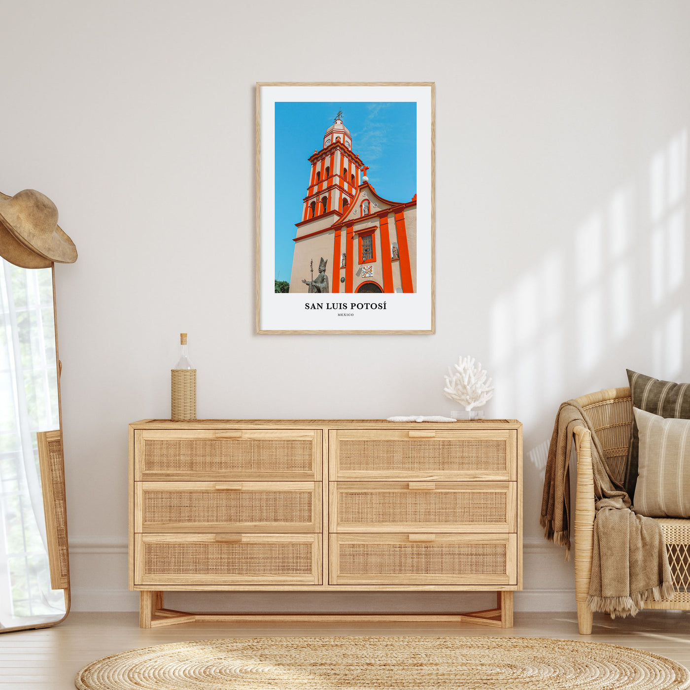 San Luis Potosí Portrait Color Poster