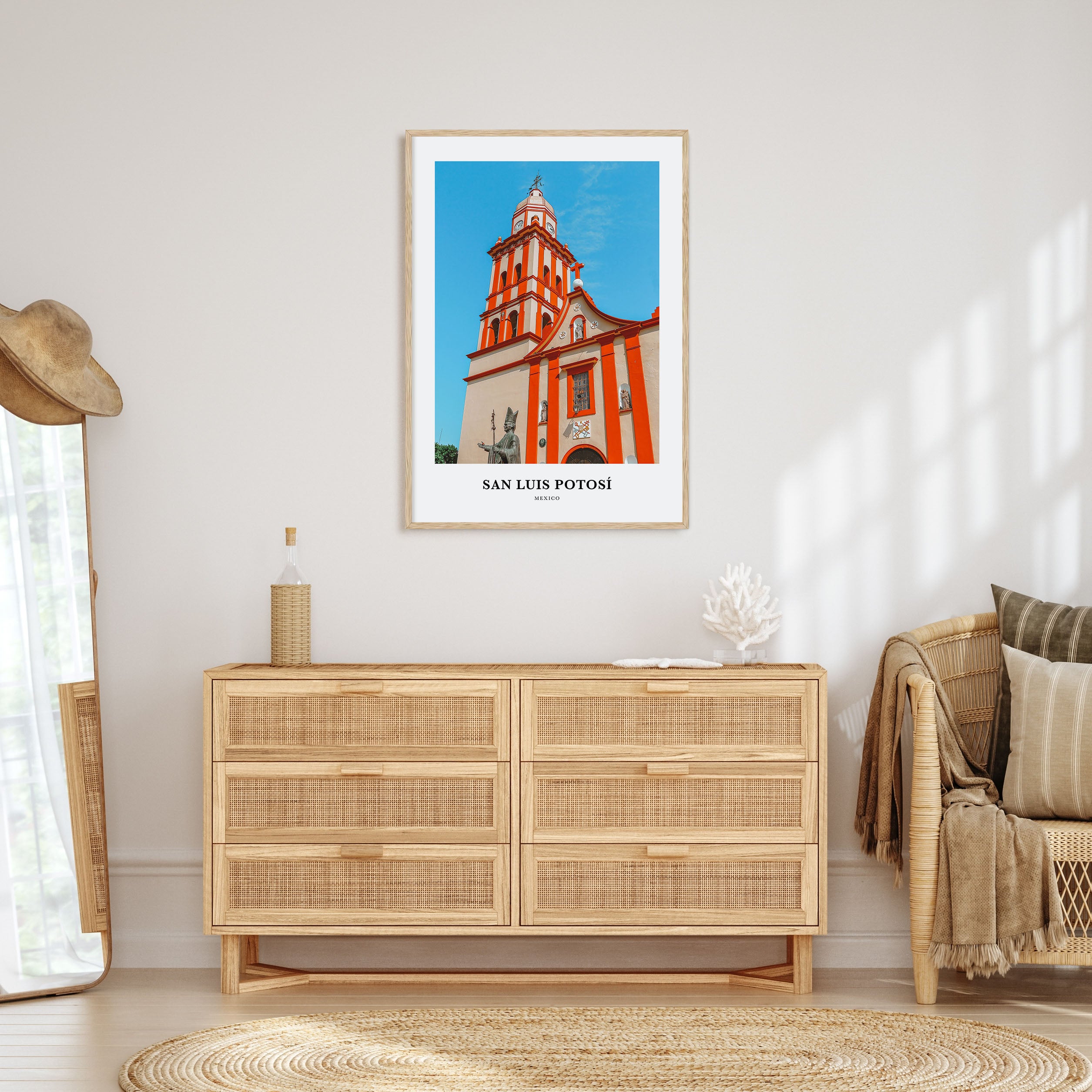 San Luis Potosí Portrait Color Poster