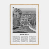 San Marcos Travel B&W No 2 Poster