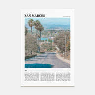 San Marcos Travel Color Poster