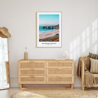 San Mateo County Portrait Color Poster