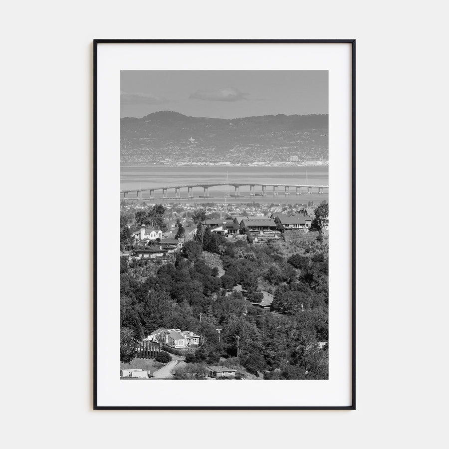 San Mateo Photo B&W Poster