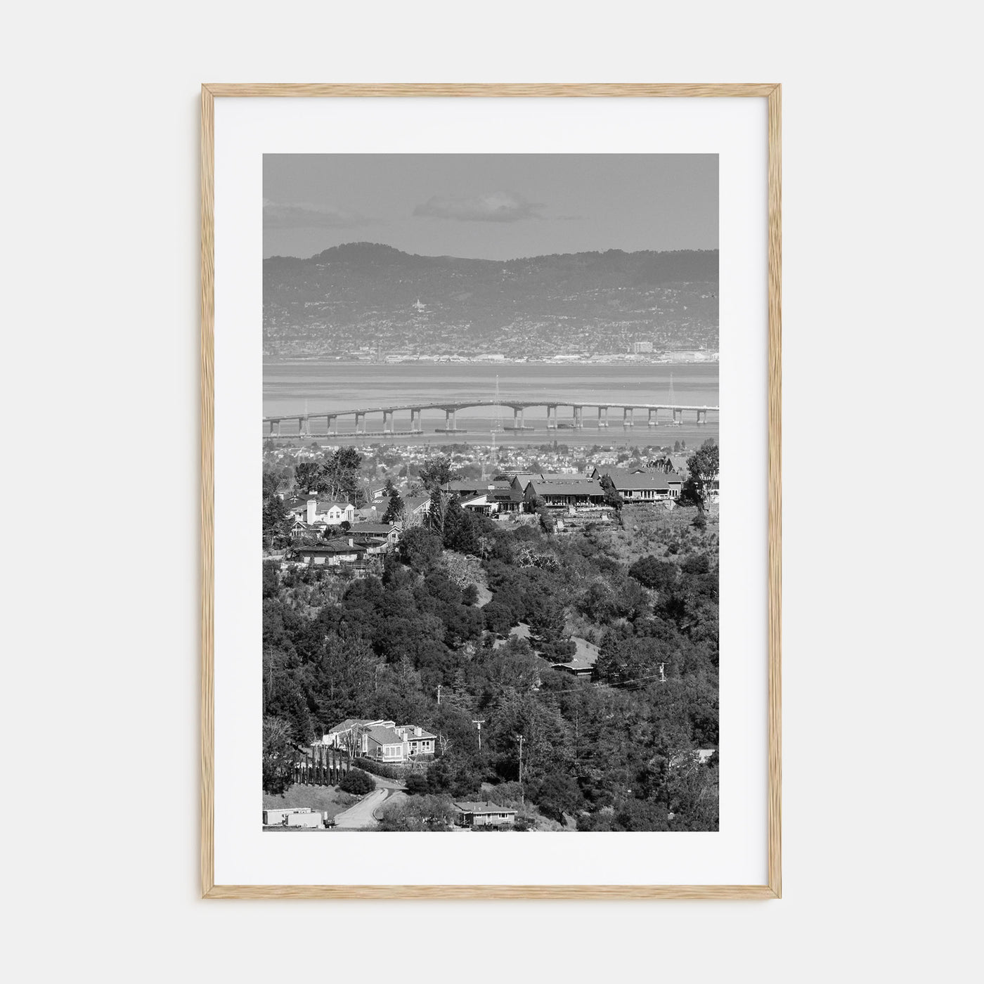 San Mateo Photo B&W Poster