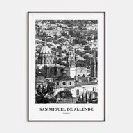 San Miguel de Allende Portrait B&W Poster