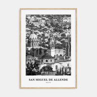 San Miguel de Allende Portrait B&W Poster