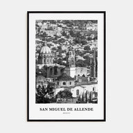 San Miguel de Allende Portrait B&W Poster