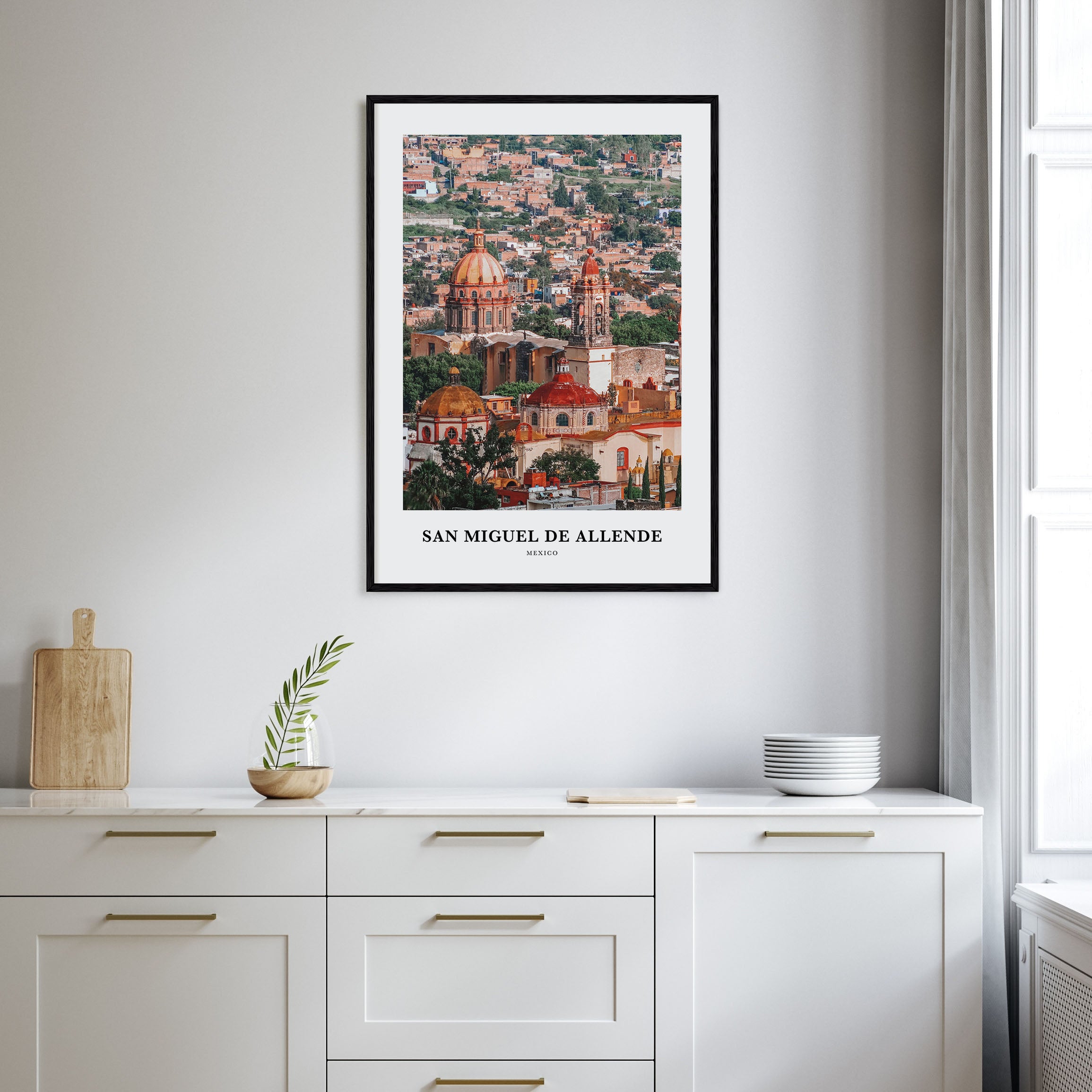 San Miguel de Allende Portrait Color Poster