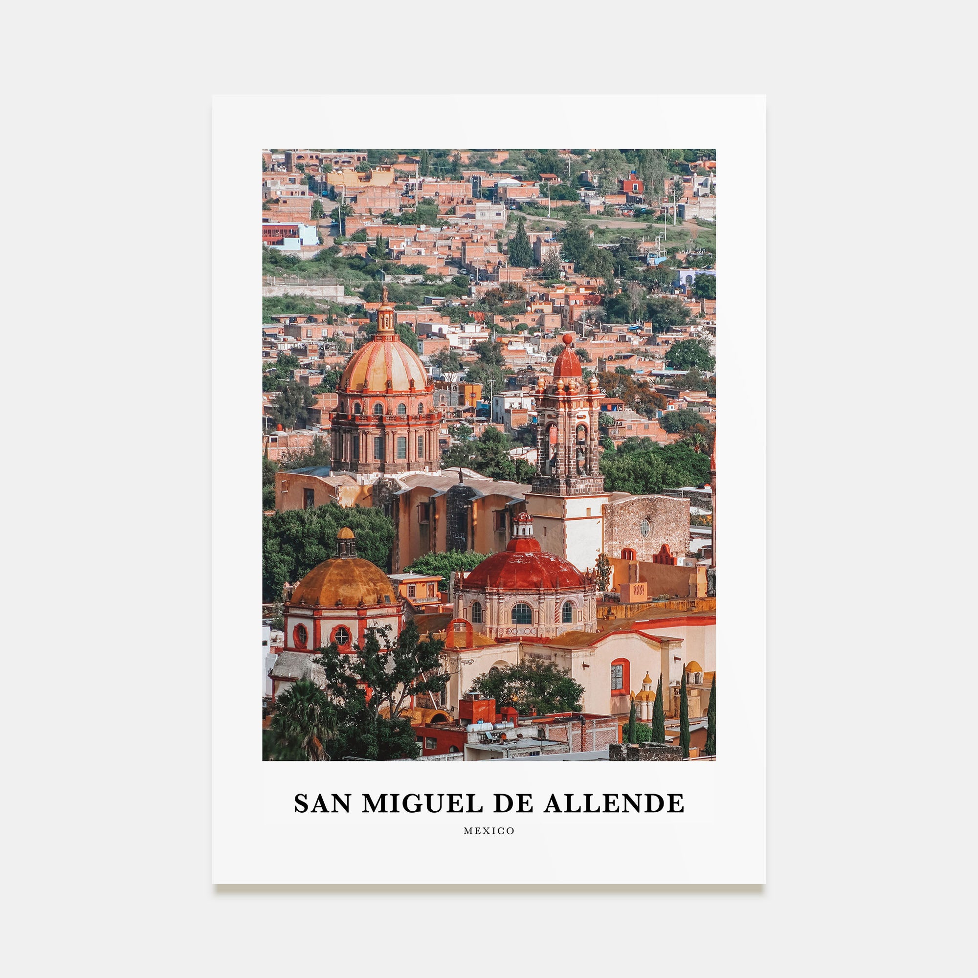 San Miguel de Allende Portrait Color Poster