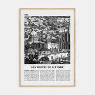San Miguel de Allende Travel B&W Poster