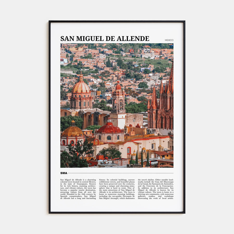 San Miguel de Allende Travel Color Poster