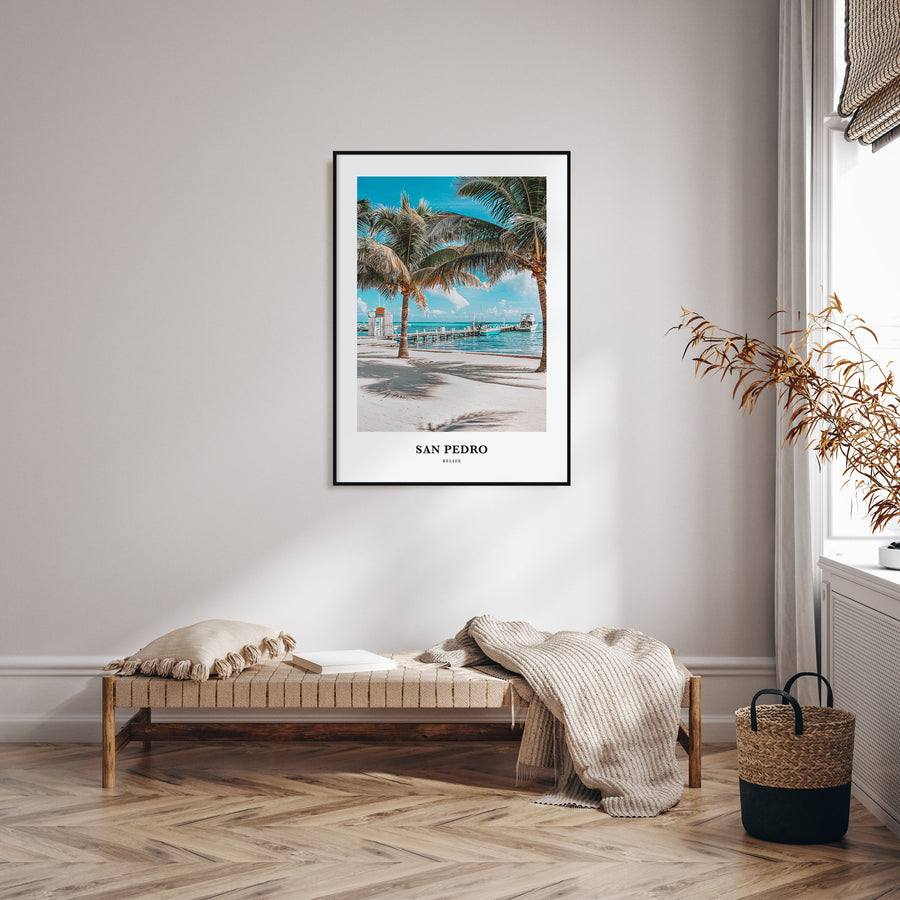 San Pedro, Belize Portrait Color Poster