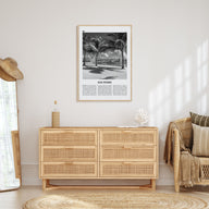 San Pedro, Belize Travel B&W Poster