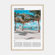 San Pedro, Belize Travel Color Poster