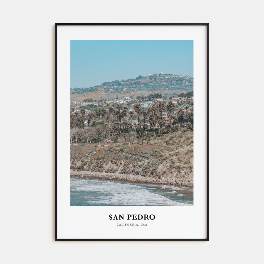San Pedro, California Portrait Color Poster