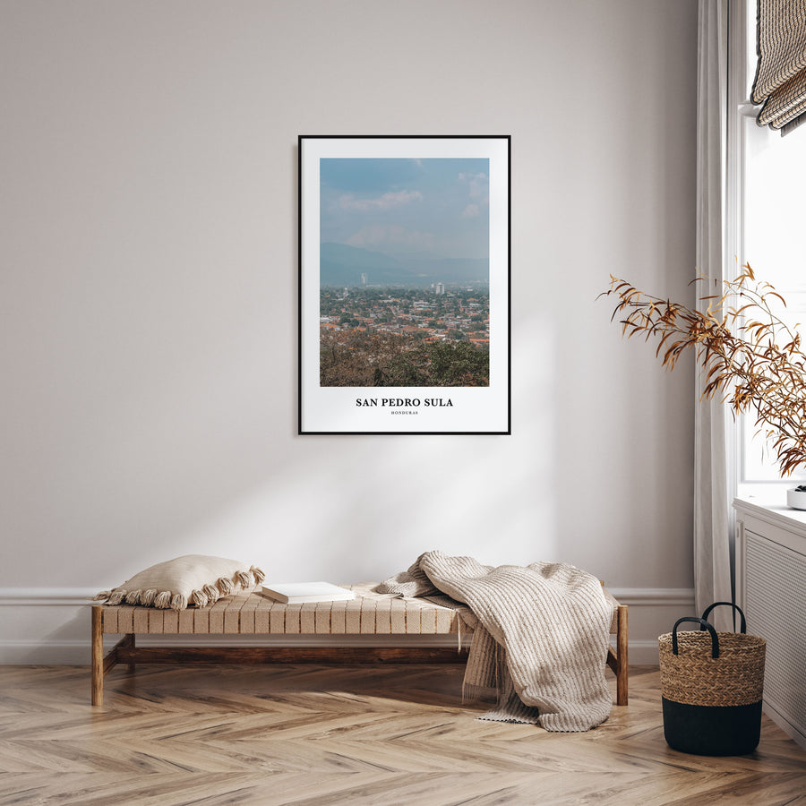San Pedro Sula Portrait Color Poster