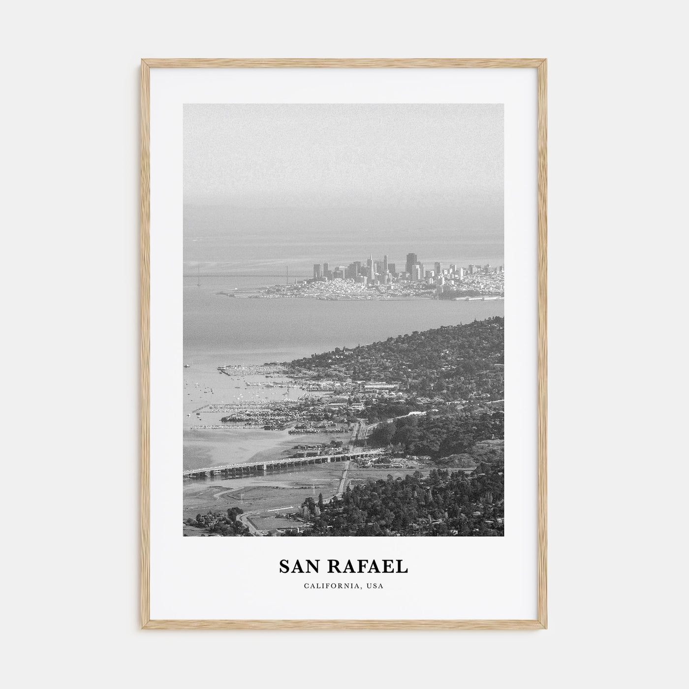 San Rafael Portrait B&W Poster
