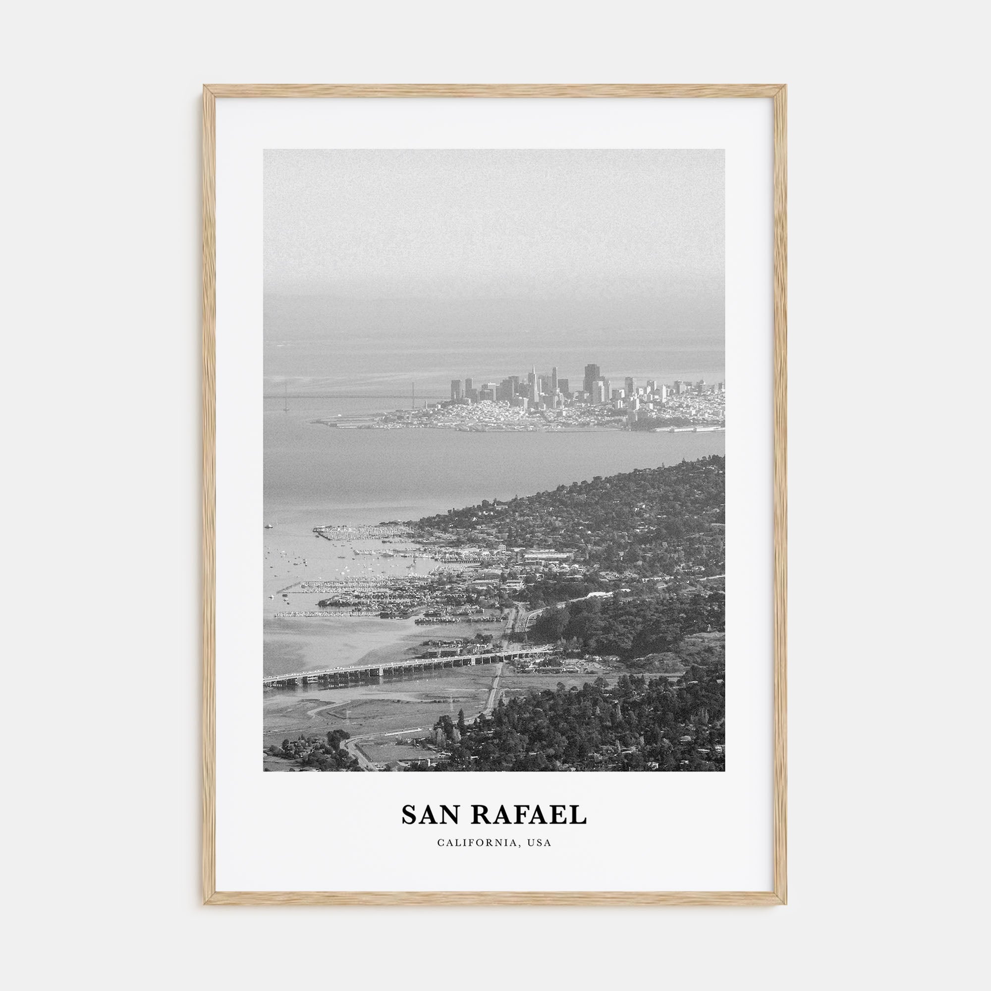 San Rafael Portrait B&W Poster