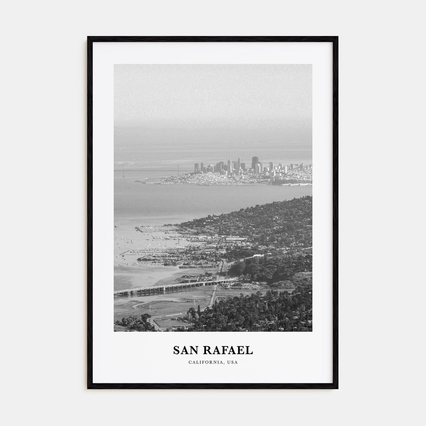 San Rafael Portrait B&W Poster