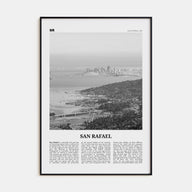 San Rafael Travel B&W Poster