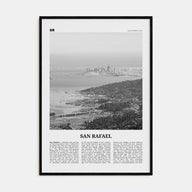 San Rafael Travel B&W Poster