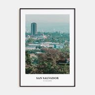 San Salvador Portrait Color Poster
