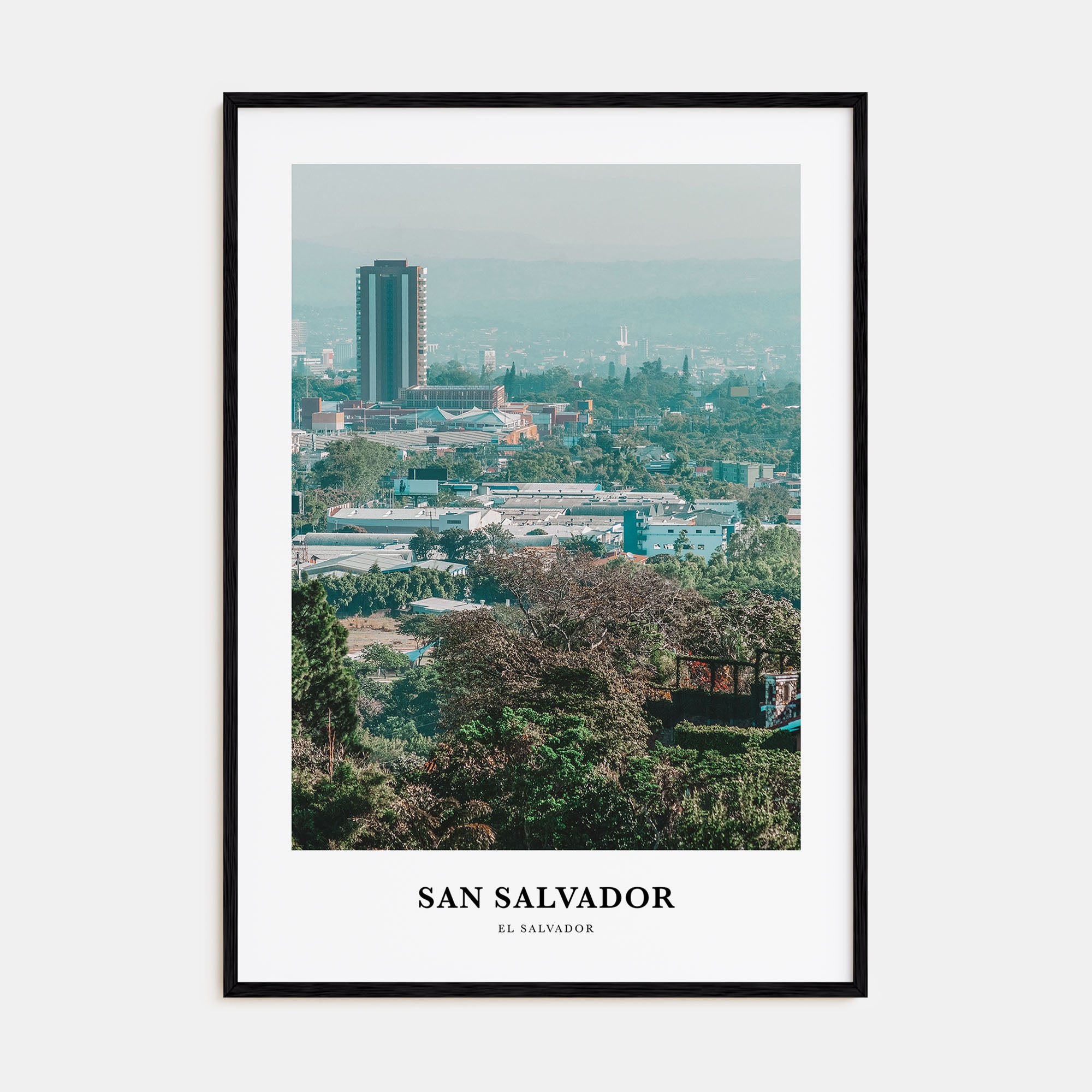 San Salvador Portrait Color Poster