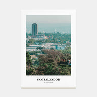 San Salvador Portrait Color Poster
