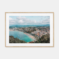 San Sebastián Landscape Color Poster