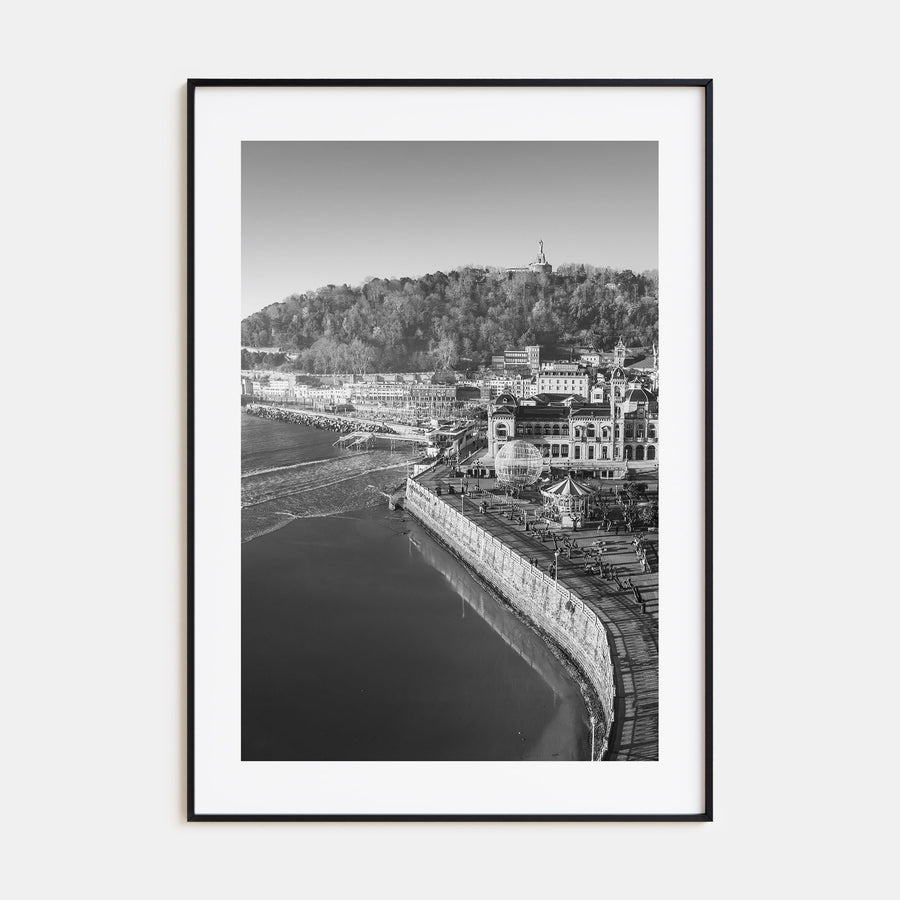 San Sebastián Photo B&W Poster