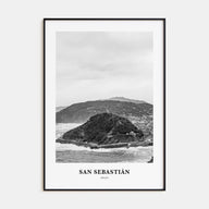 San Sebastián Portrait B&W No 1 Poster