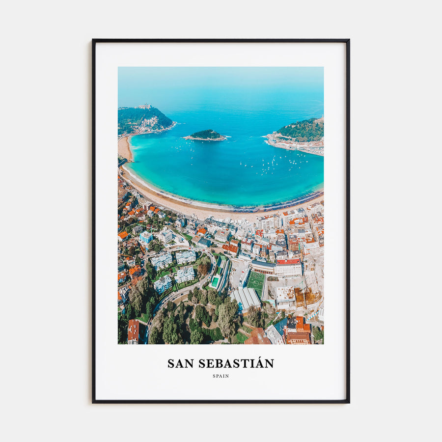 San Sebastián Portrait Color Poster