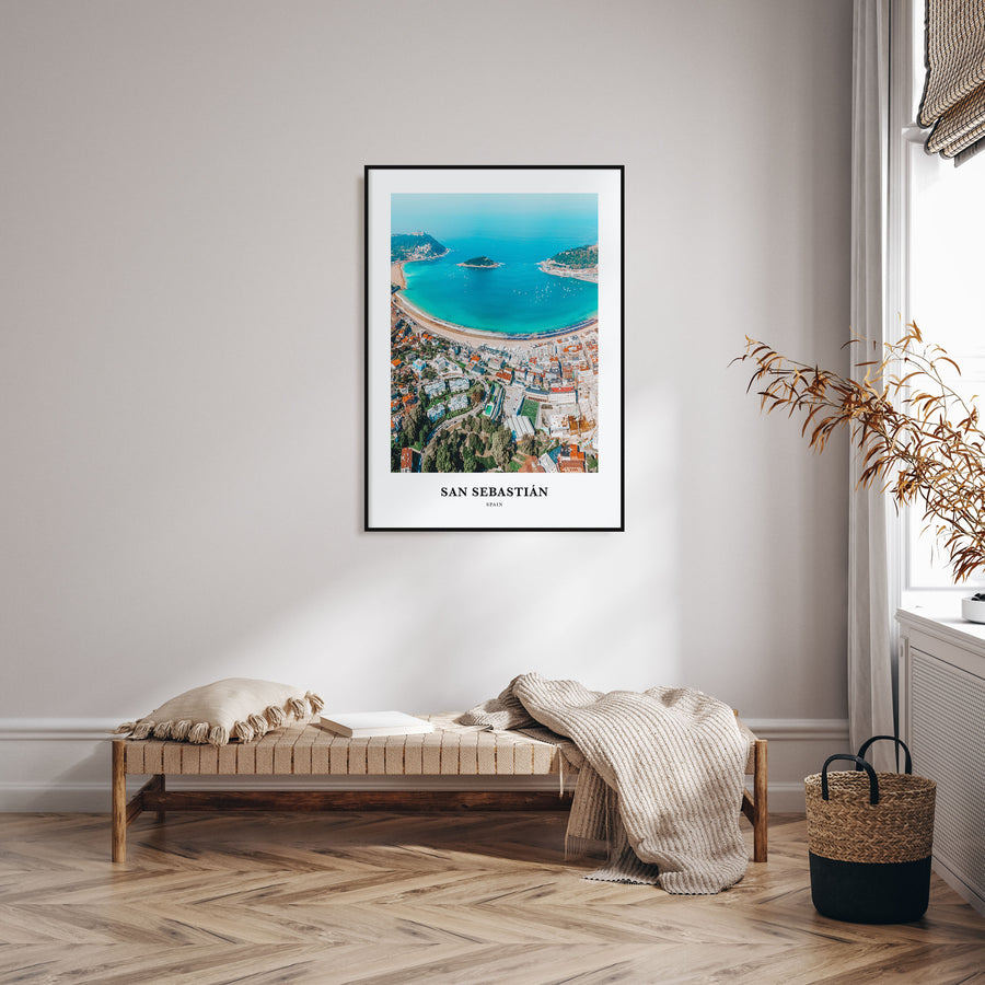 San Sebastián Portrait Color Poster