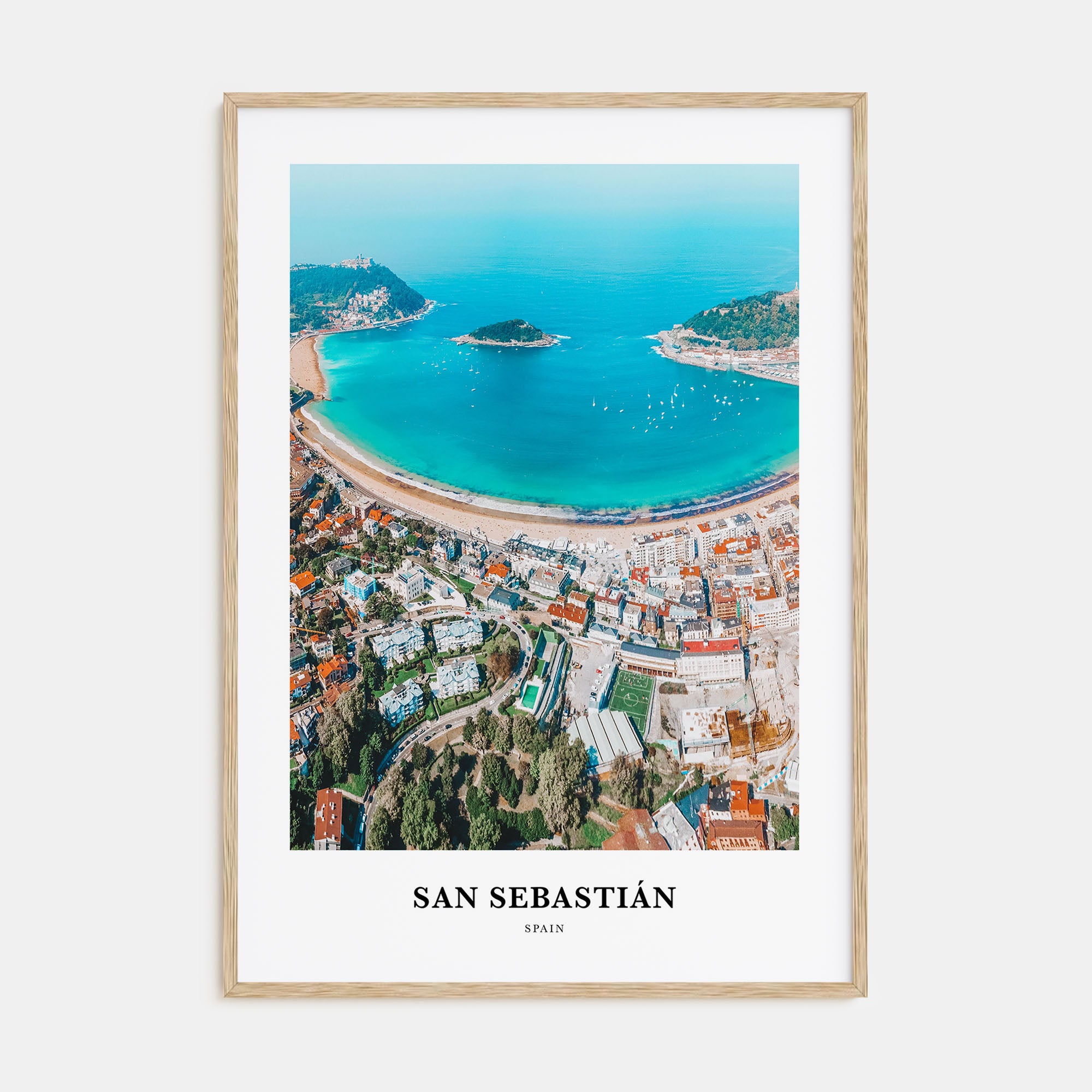 San Sebastián Portrait Color Poster