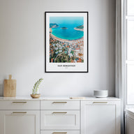 San Sebastián Portrait Color Poster