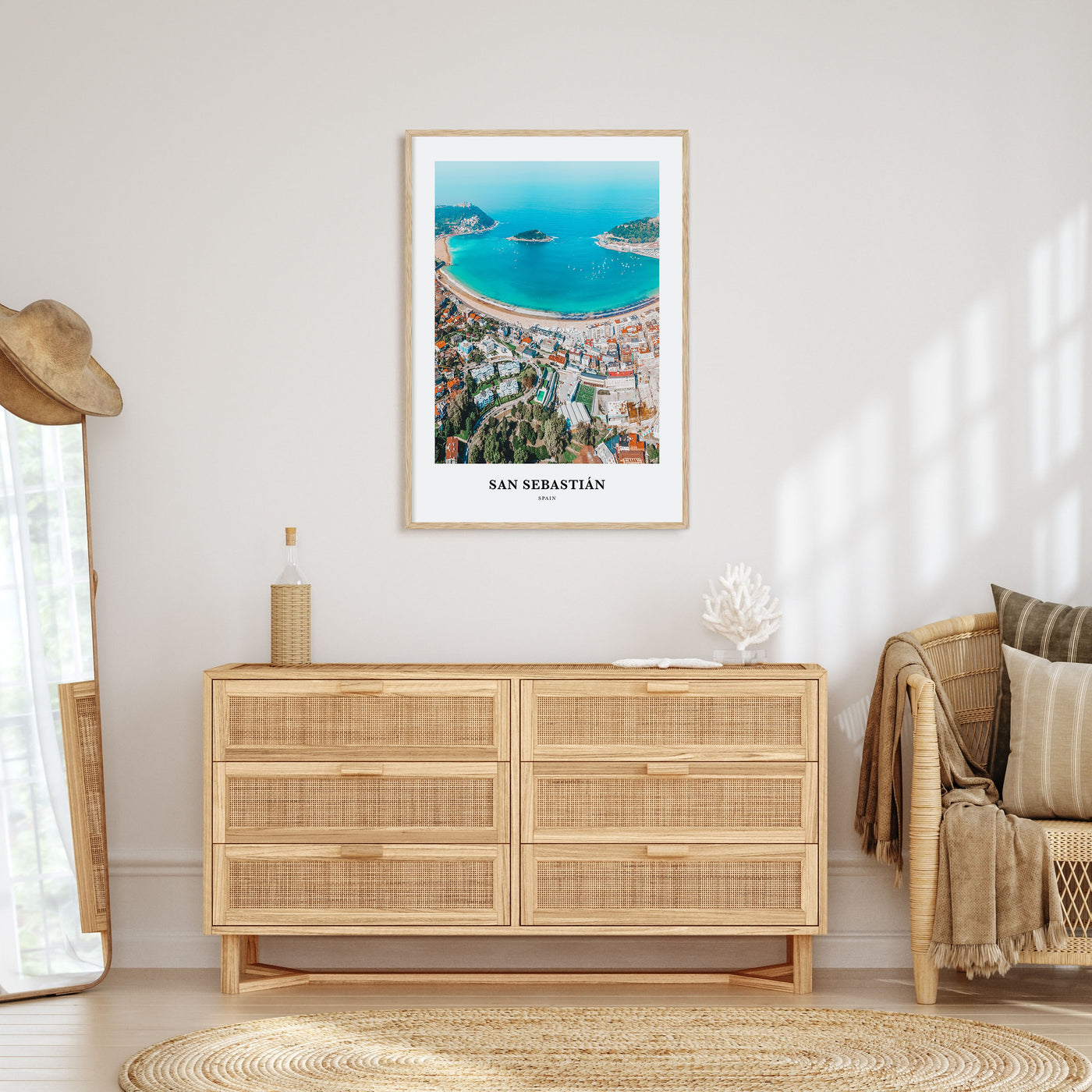 San Sebastián Portrait Color Poster