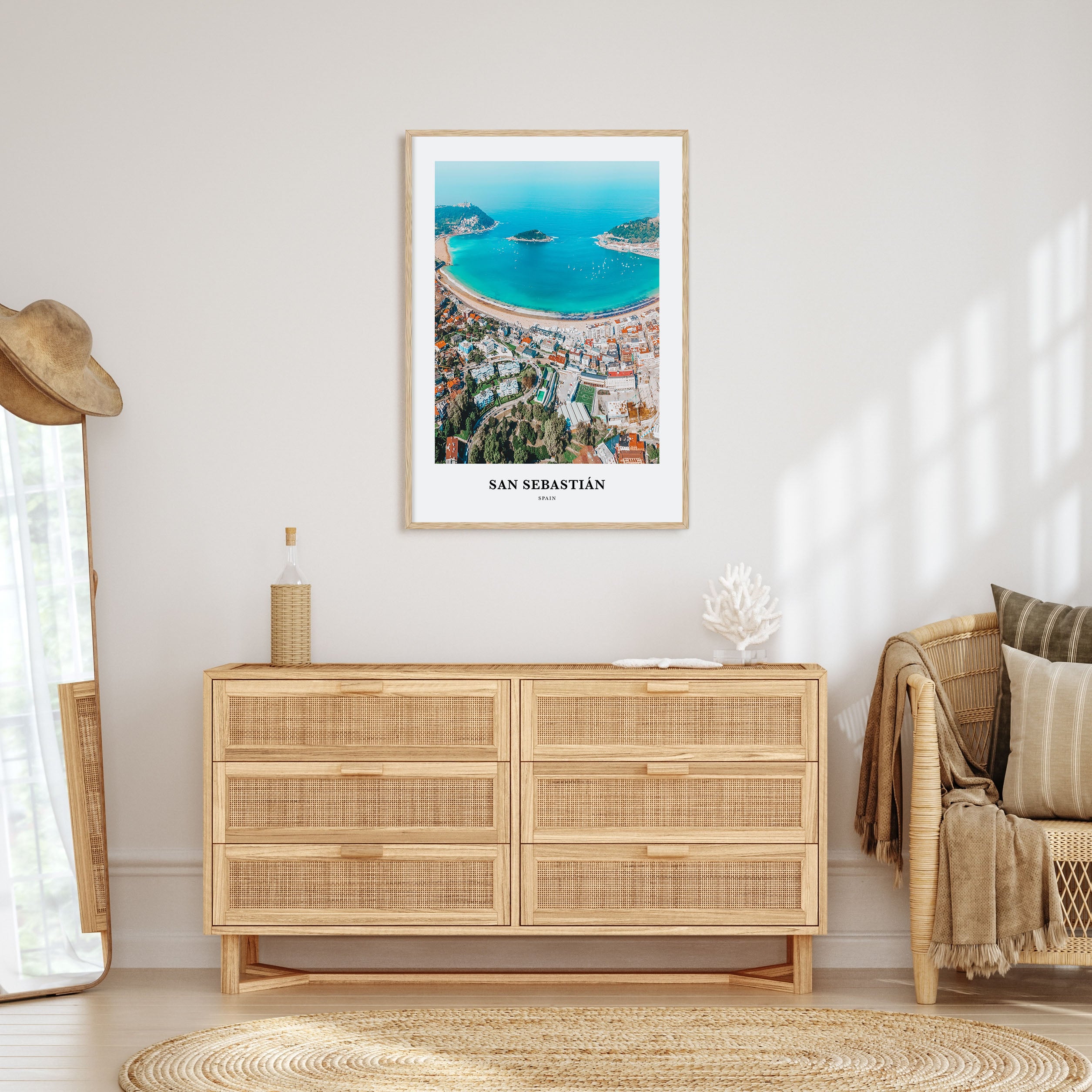 San Sebastián Portrait Color Poster
