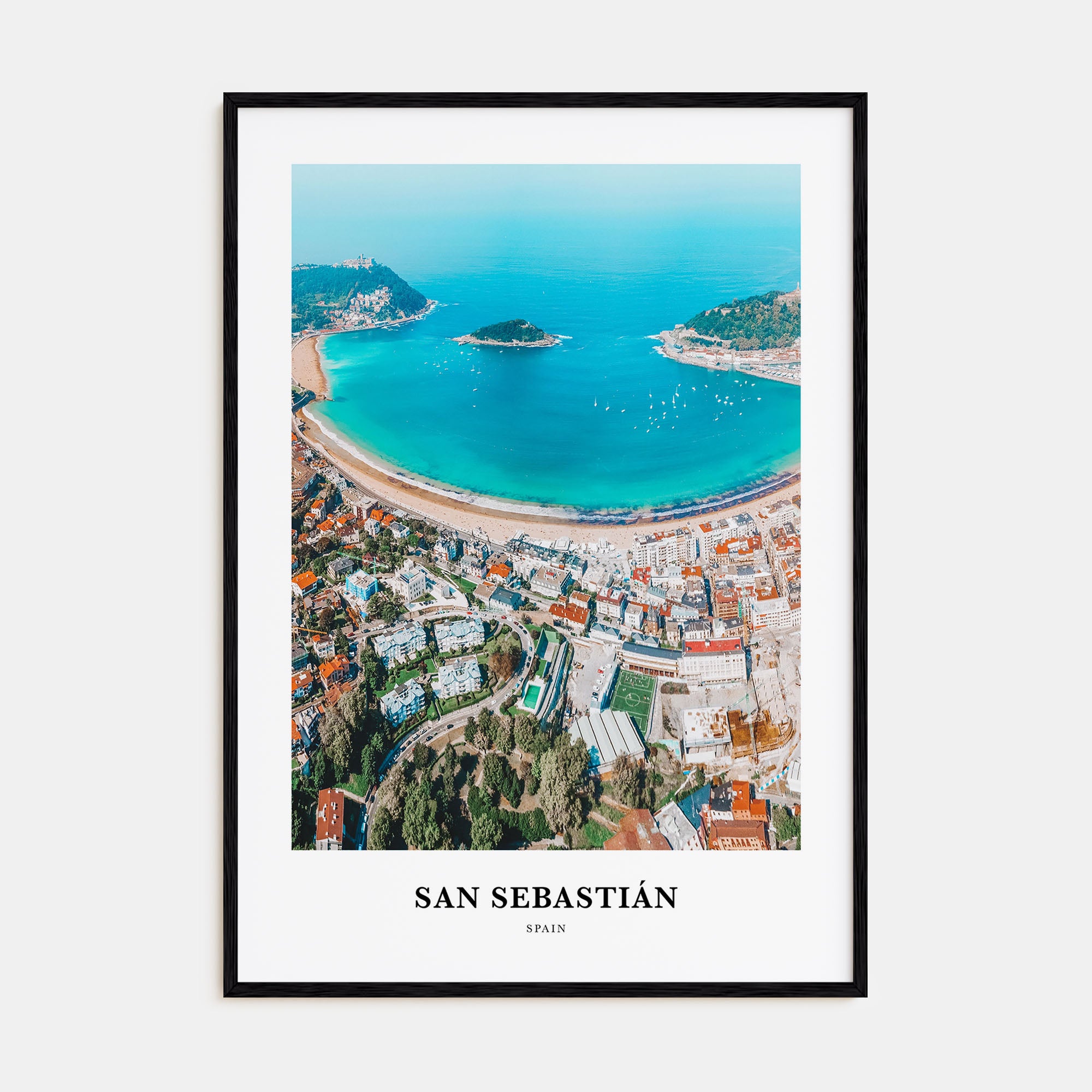 San Sebastián Portrait Color Poster
