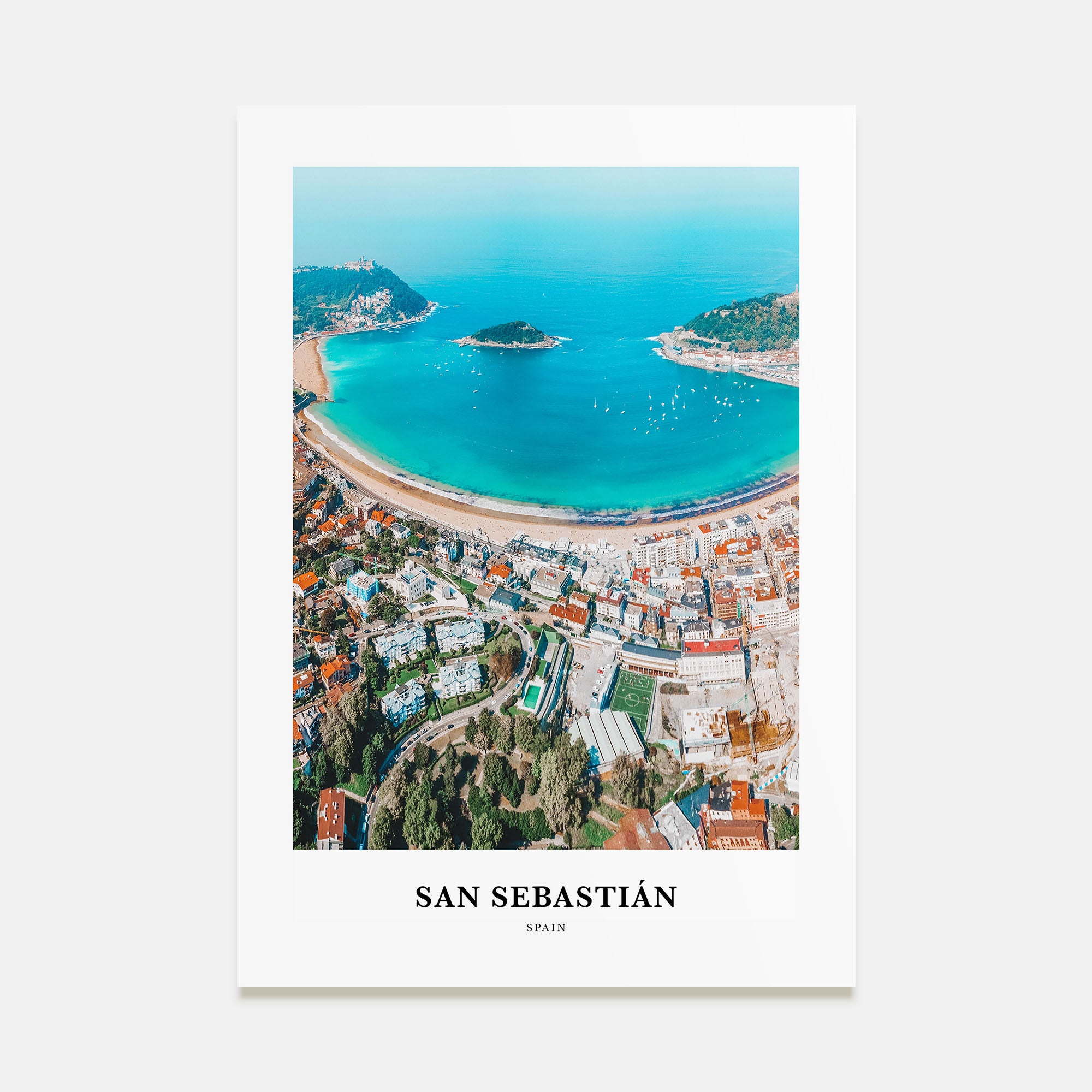 San Sebastián Portrait Color Poster