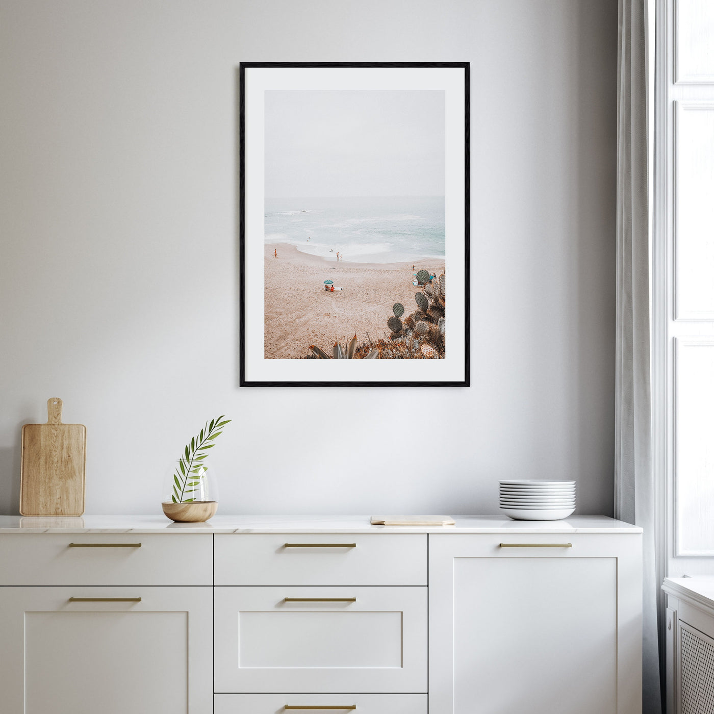 Sandy Beach Photo Color No 5 Poster