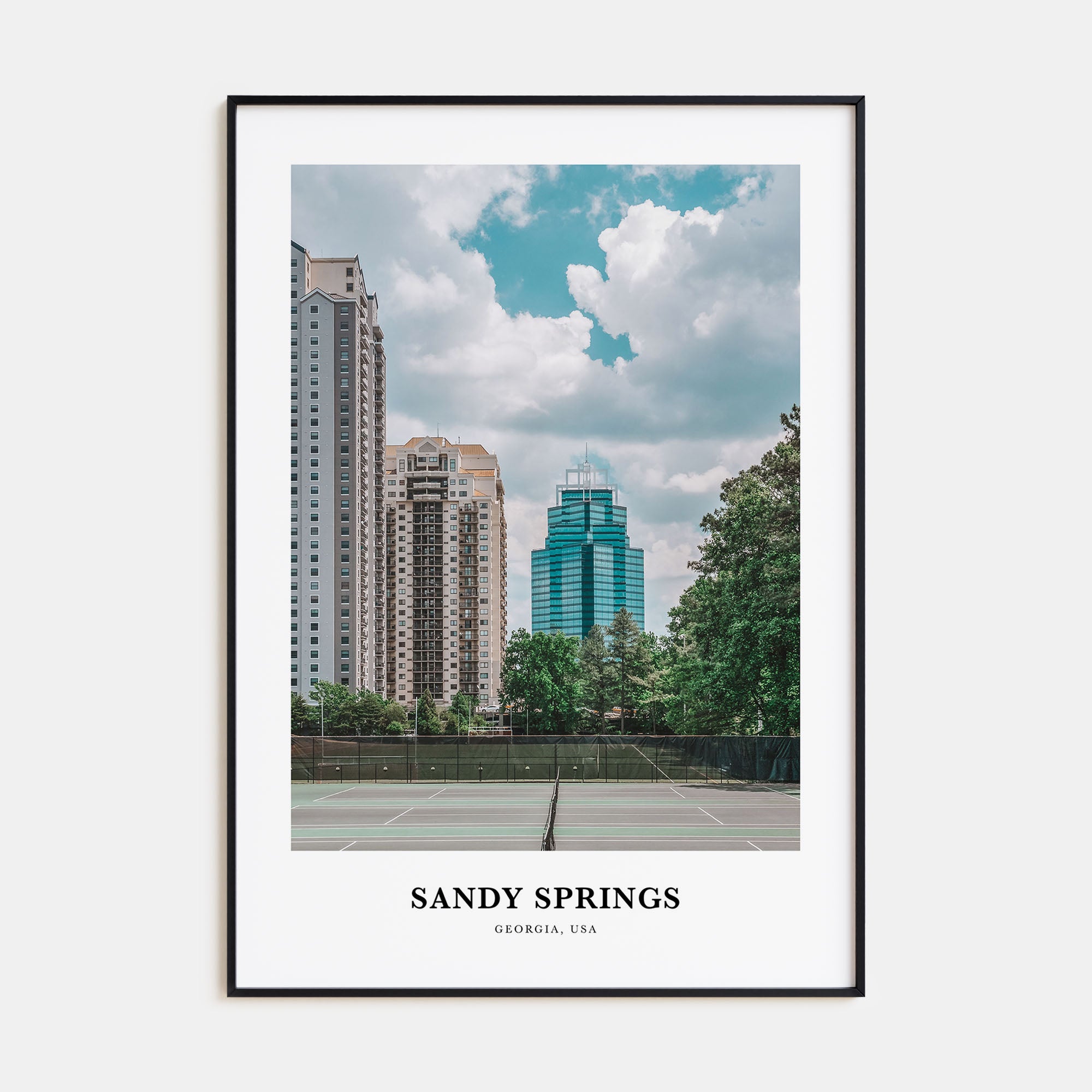 Sandy Springs Portrait Color Poster
