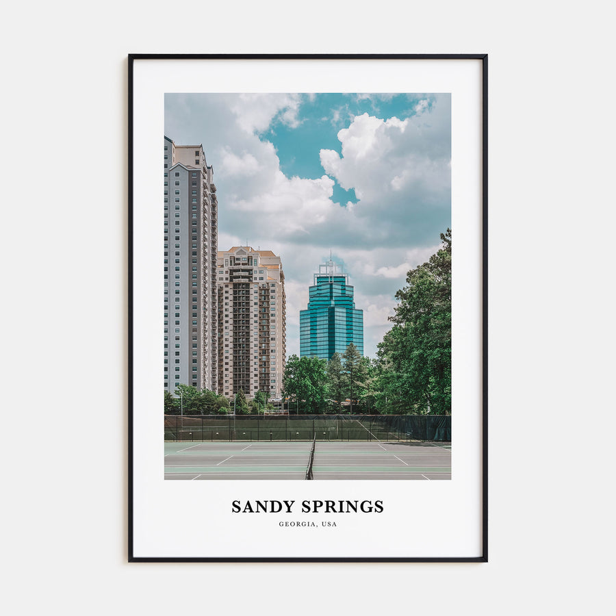 Sandy Springs Portrait Color Poster