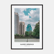 Sandy Springs Portrait Color Poster