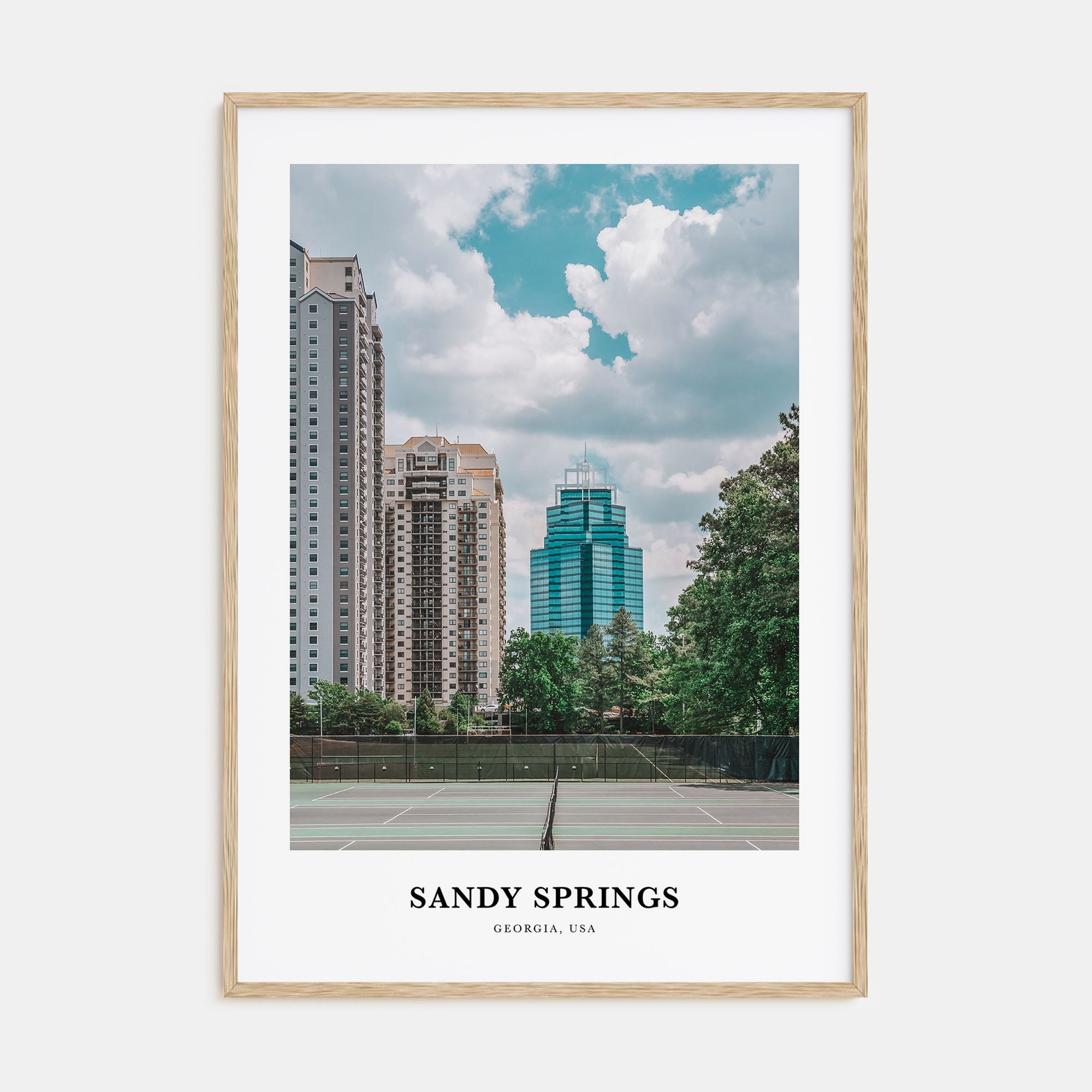 Sandy Springs Portrait Color Poster