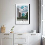 Sandy Springs Portrait Color Poster