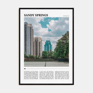 Sandy Springs Travel Color Poster