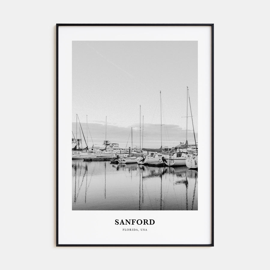 Sanford Portrait B&W Poster