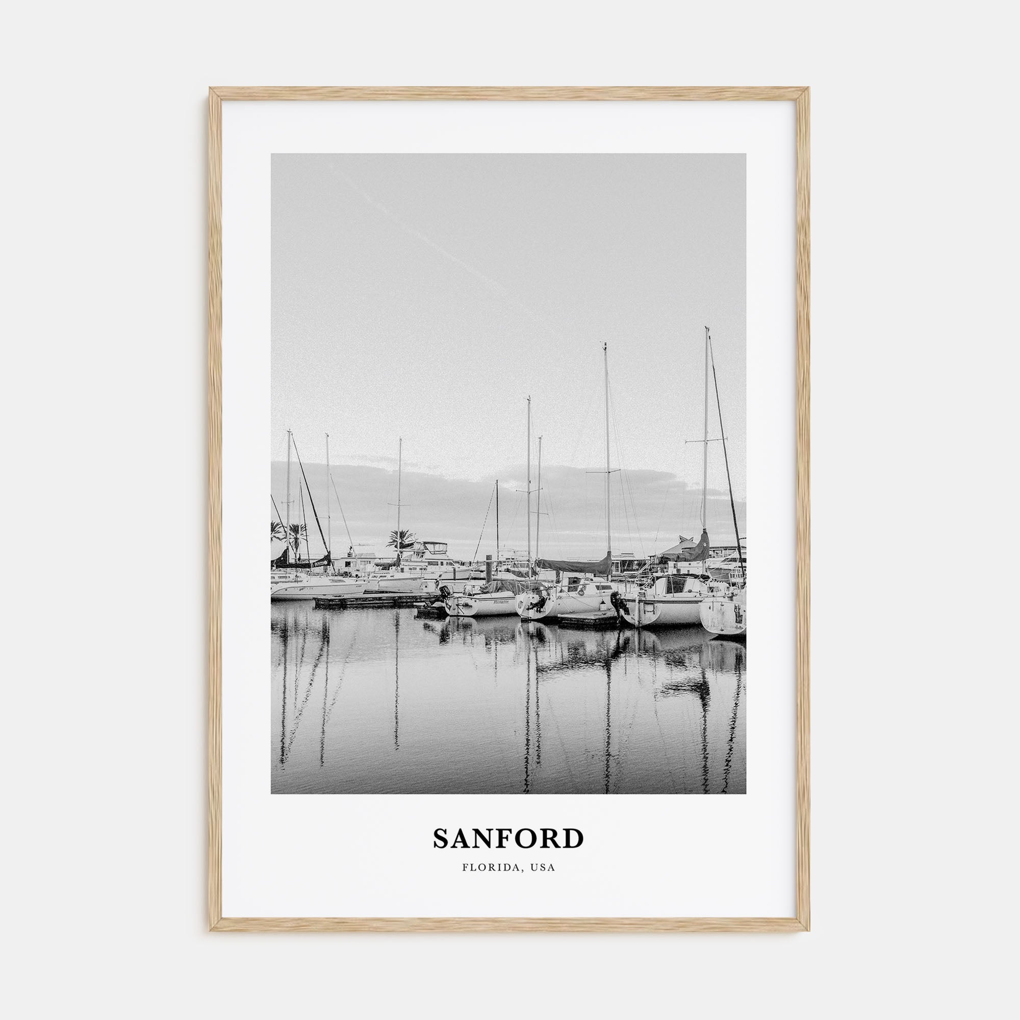 Sanford Portrait B&W Poster