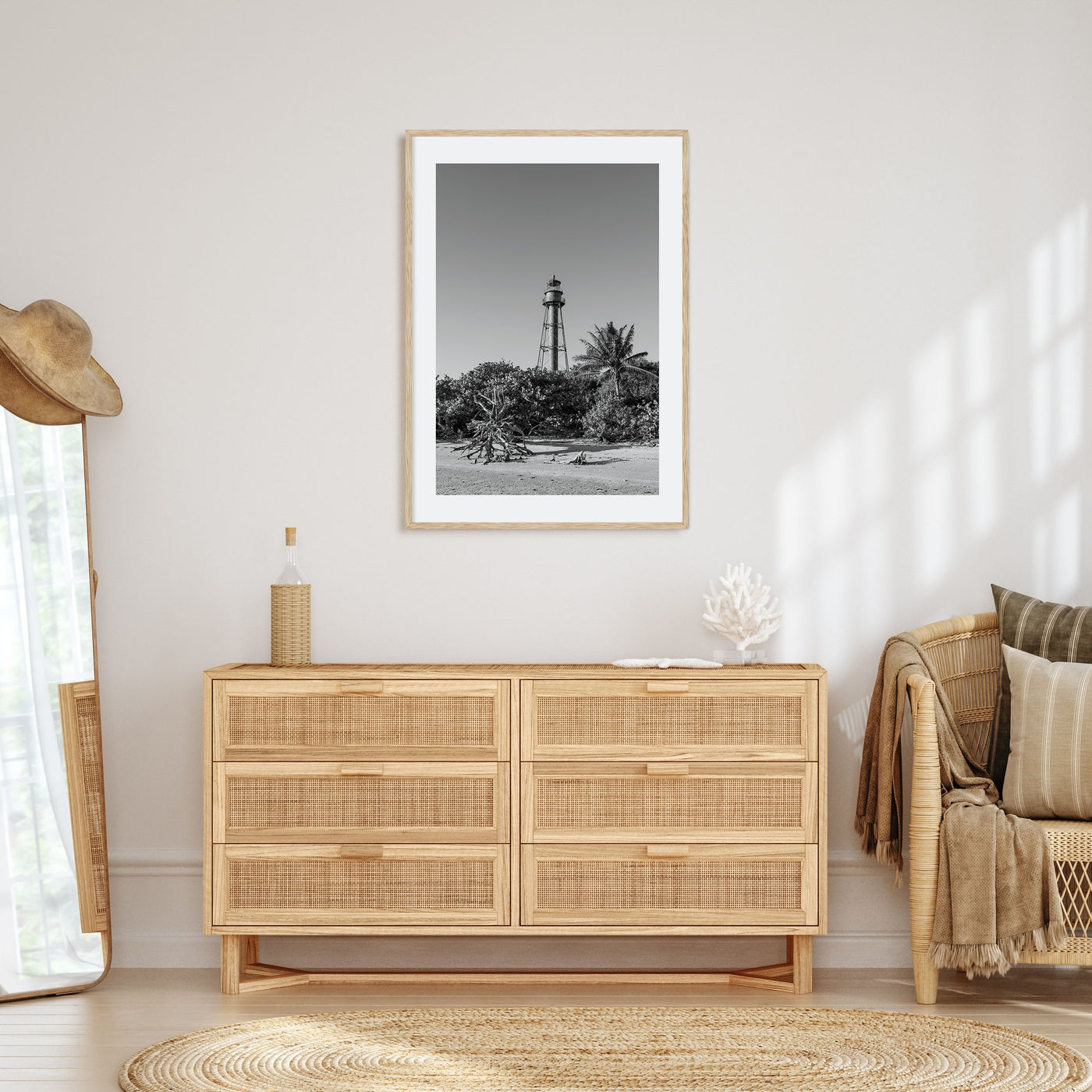 Sanibel Photo B&W Poster