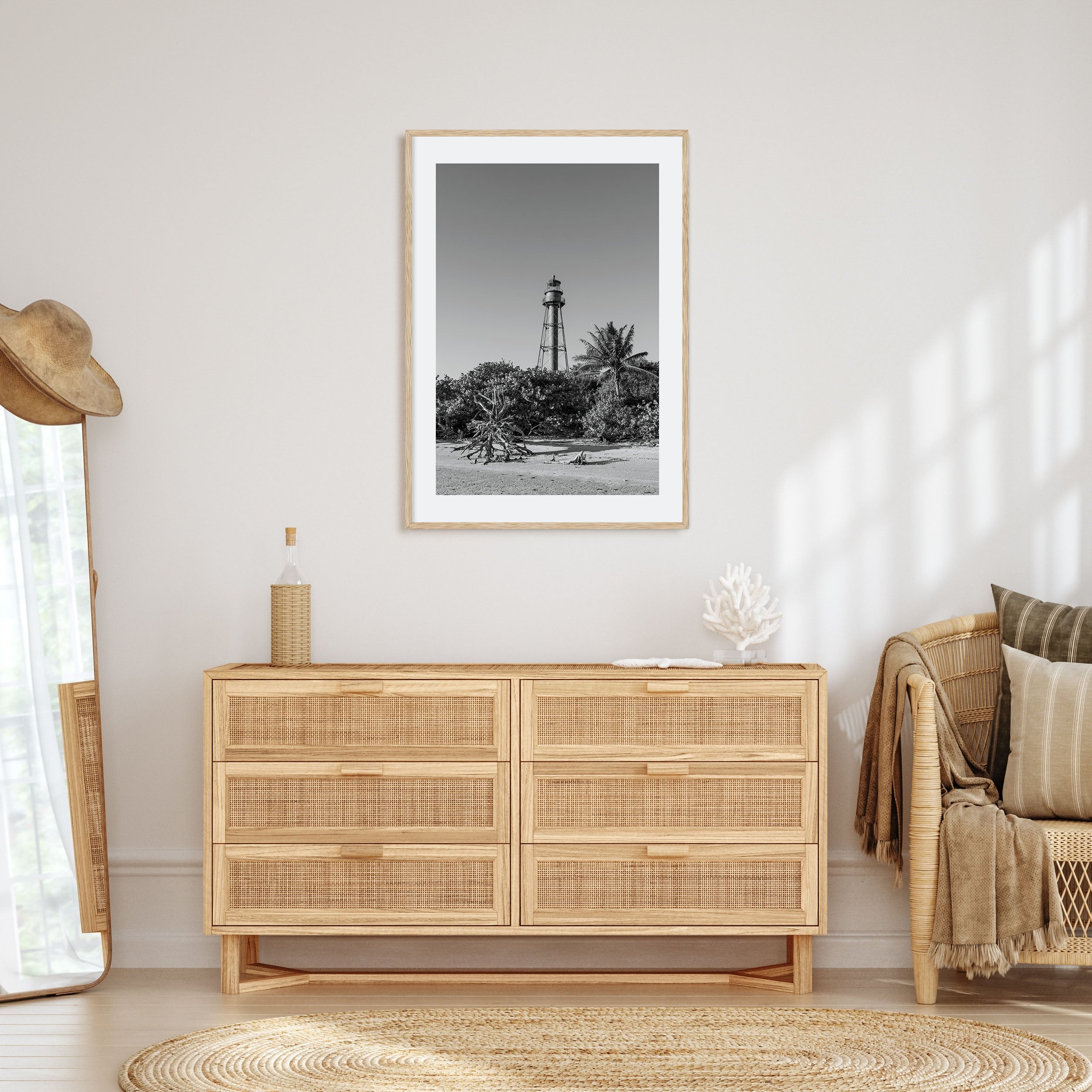 Sanibel Photo B&W Poster