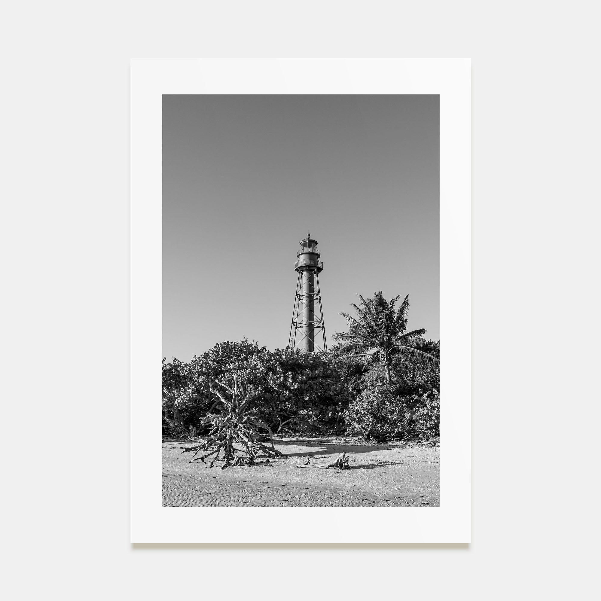 Sanibel Photo B&W Poster
